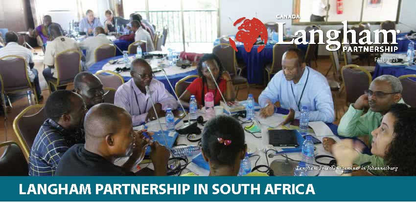 Langham Partnership Canada - Fall 2026 newsletter